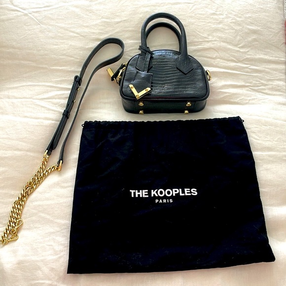 The Kooples Paris Mini Black Leather Bag – OS - Picture 2 of 9